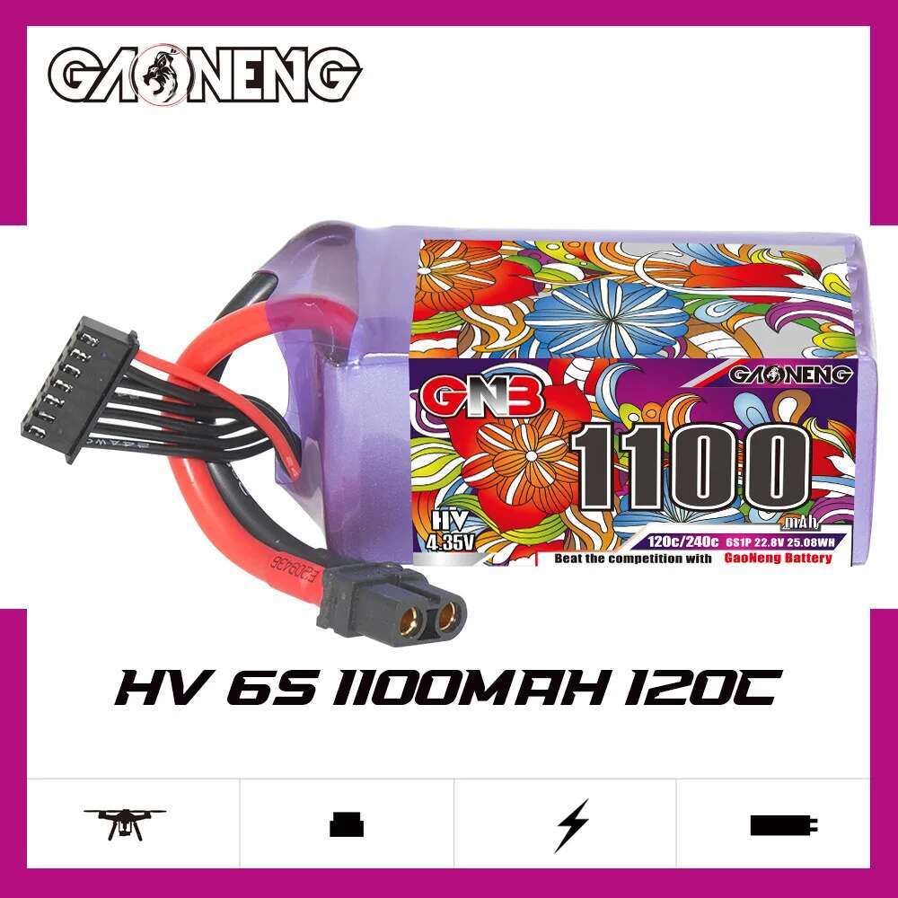 2Pcs GNB 6S Lipo Battery 22.8V - Drone Battery Plate review and price