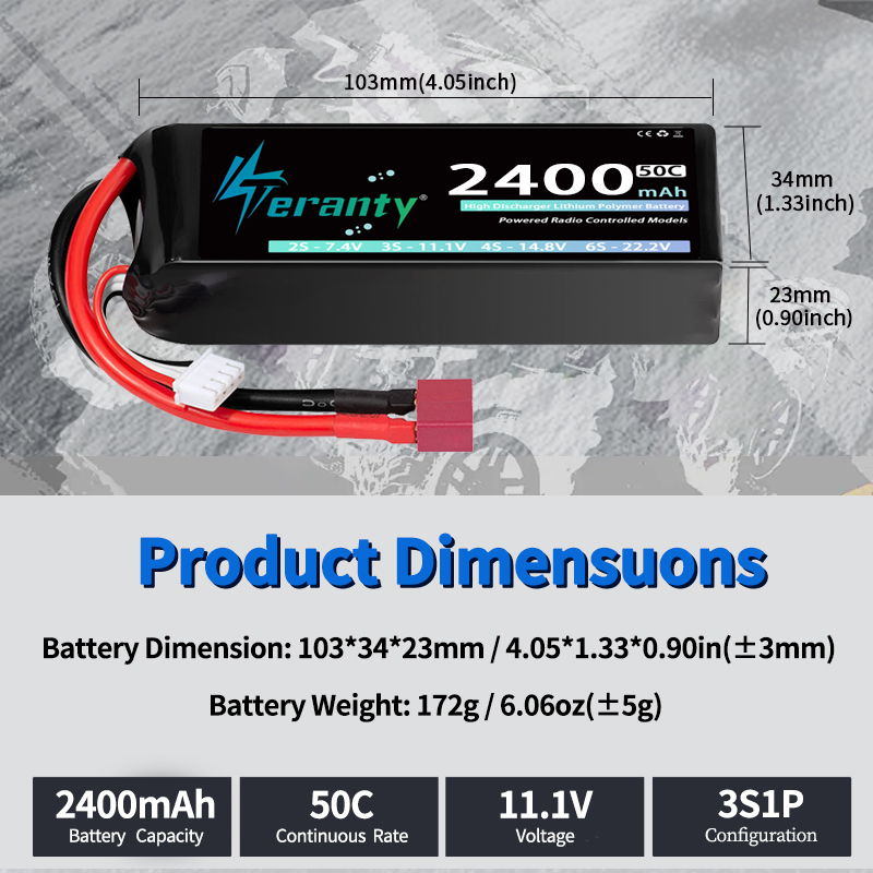 TERANTY 3S 2200/2400/2600mAh L - Drone Battery Lipo review and price