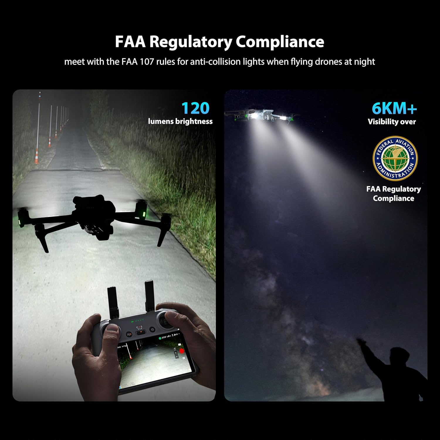 STARTRC Drone Strobe Light Ant - Drone Battery Bag review and price