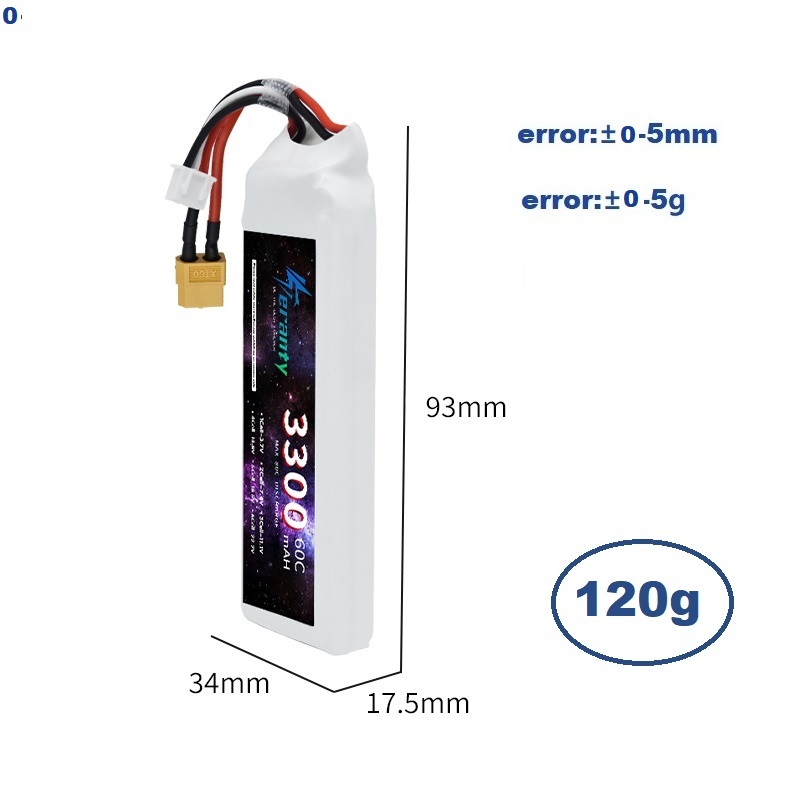 2S 7.4V LiPo Battery 3300mAh 6 - Drone Battery Lipo review and price