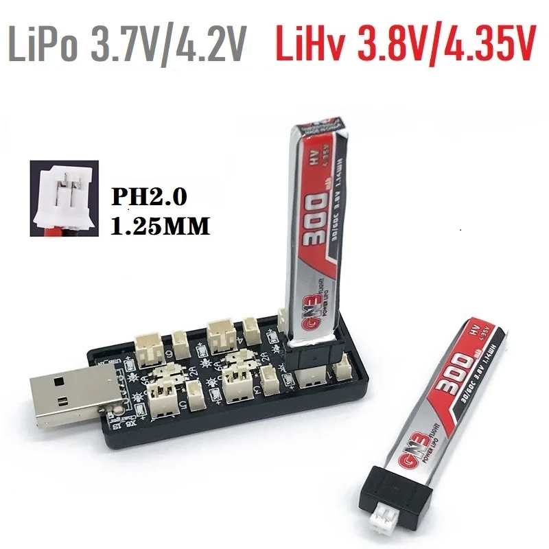 6CH USB 1S LiPo/LiHv 3.7V/4.2V - Drone Battery Plate review and price