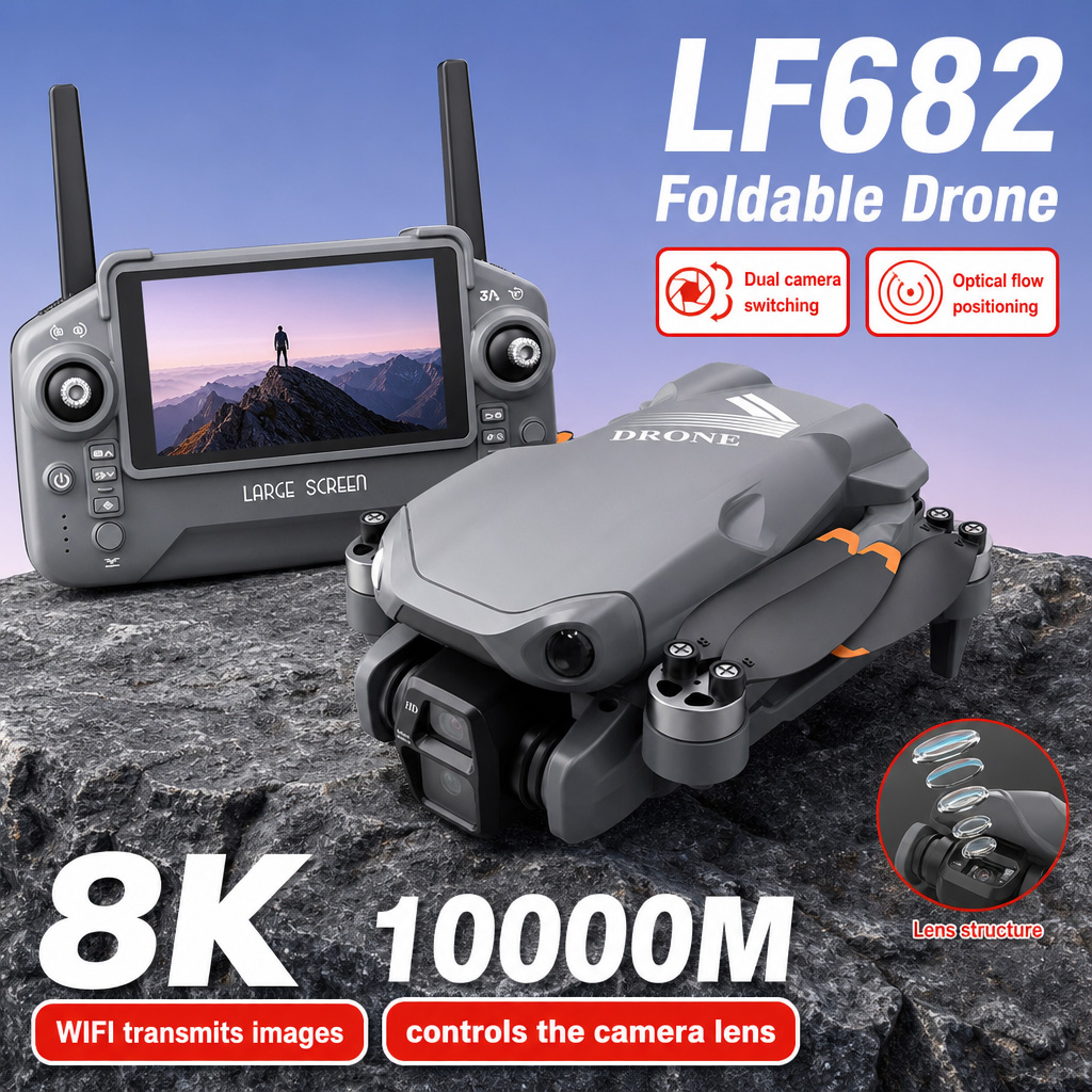 Aerial Photo LF682 Drone 8K HD - Drone Battery Case review and price