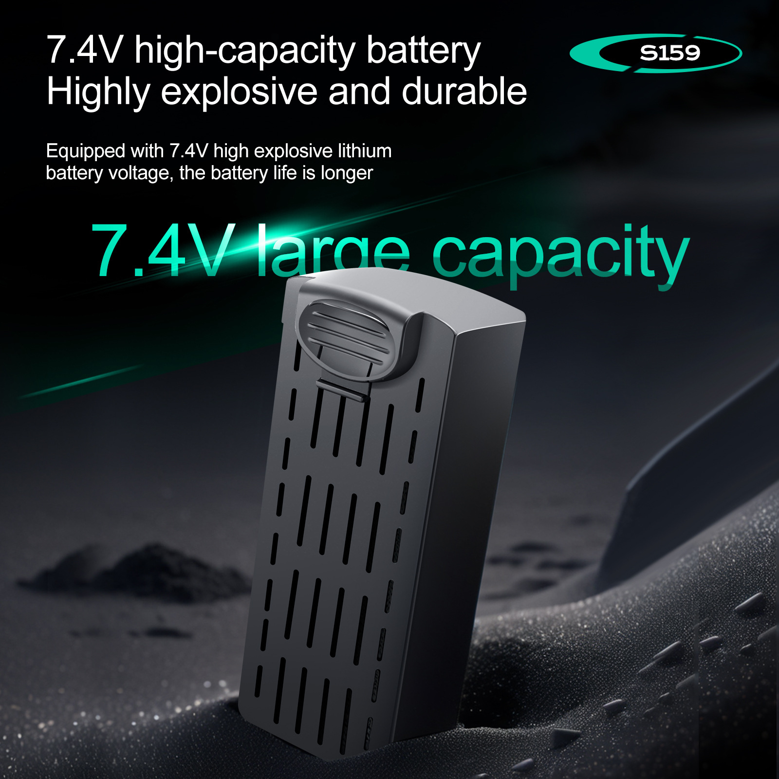 S159 Battery 7.4V 2200mAH S159 - Drone Battery Li-Ion review and price