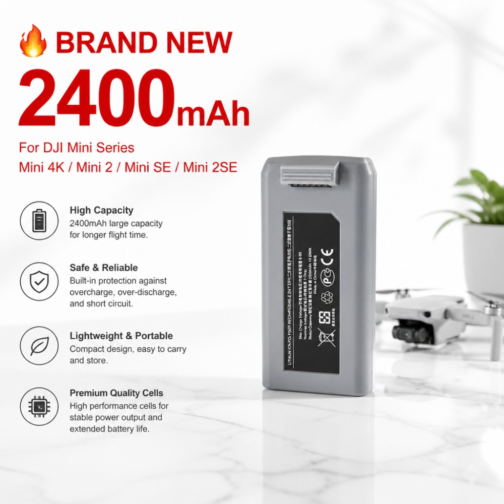 2400mAh Battery for DJI Mini 4 - Drone Battery Smart review and price