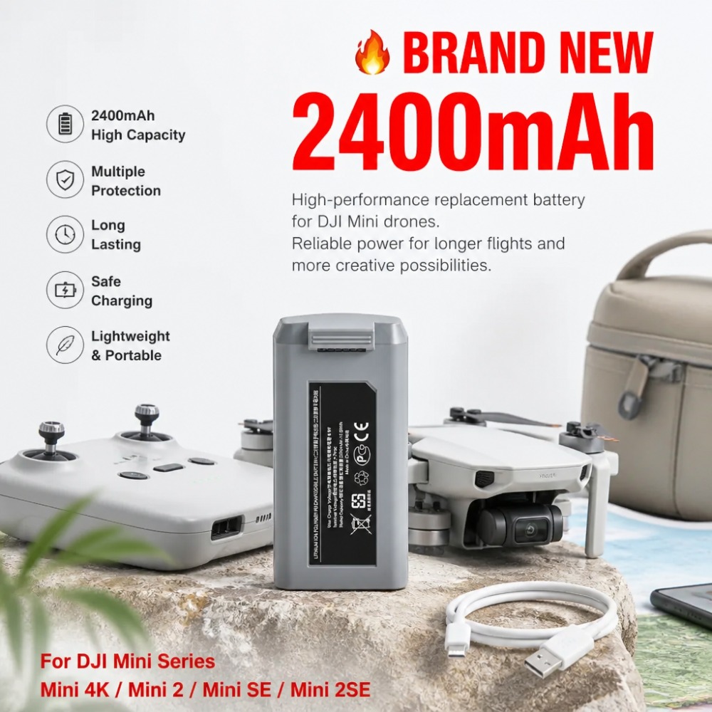 2400mAh Battery for DJI Mini 4 - Drone Battery Smart review and price